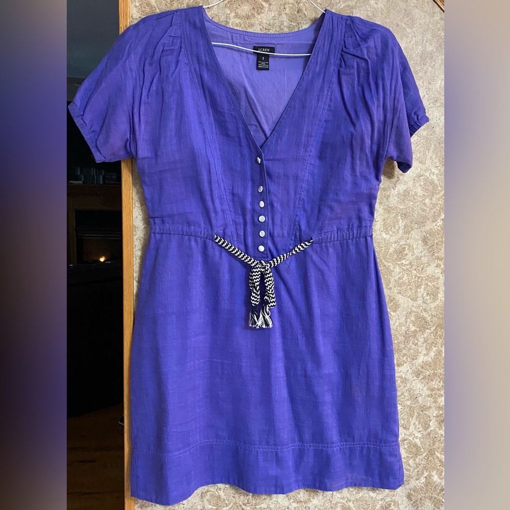 J.Crew Vintage Purple Rumi Dress- Size 2